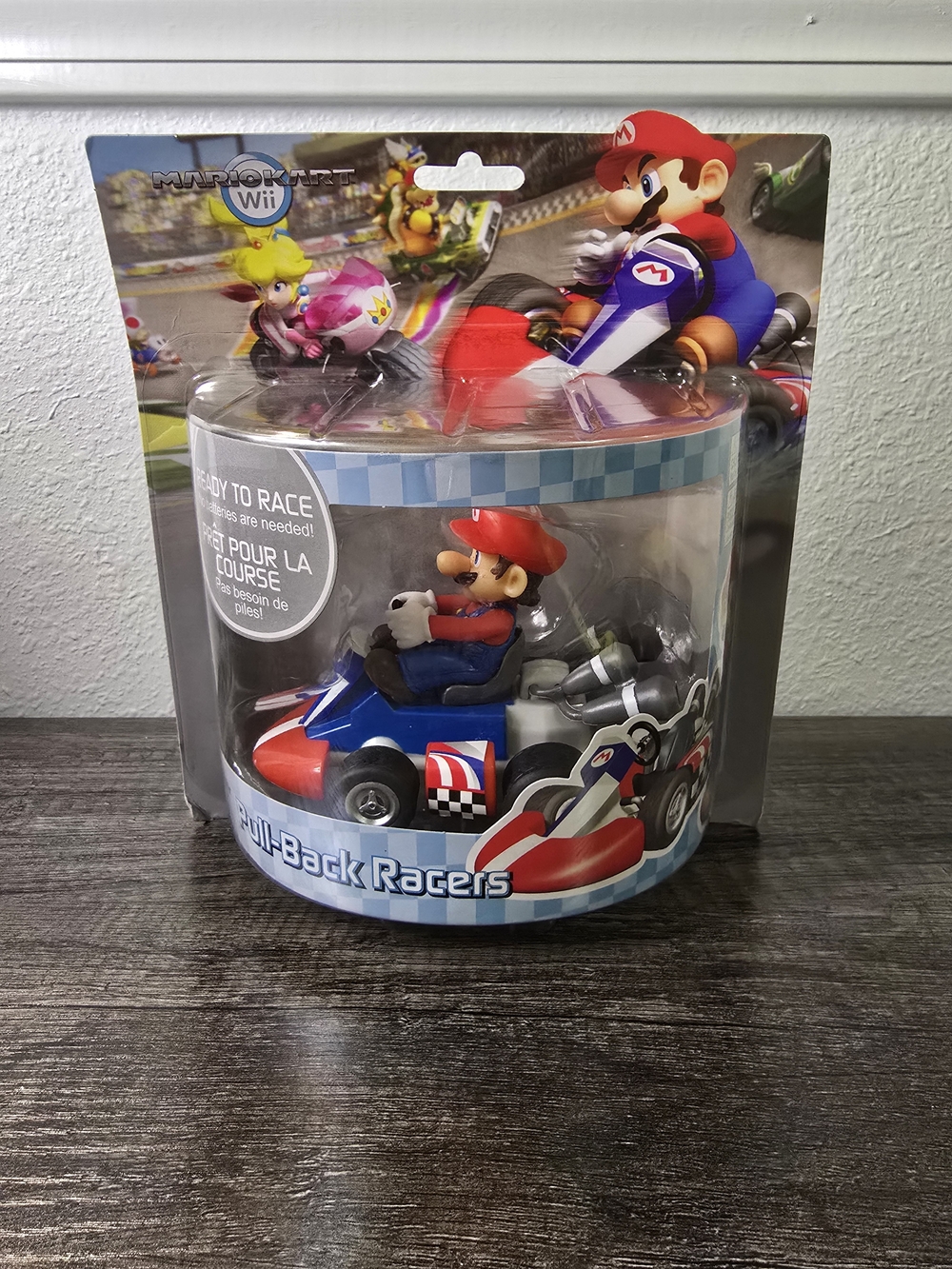 Pull-Back Racer Toy Mario Figure